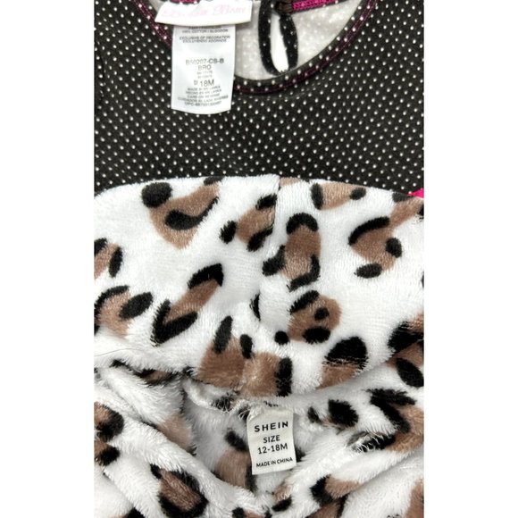 Baby Girl's Adorable Brown Corduroy Romper & Hooded Fleece Shirt - Size 18 M - Picture 7 of 7